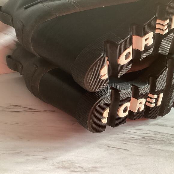 Sorel Joan Uptown Wedge Boot Gray Size 7 | Waterproof Leather, $225 - Picture 11 of 12